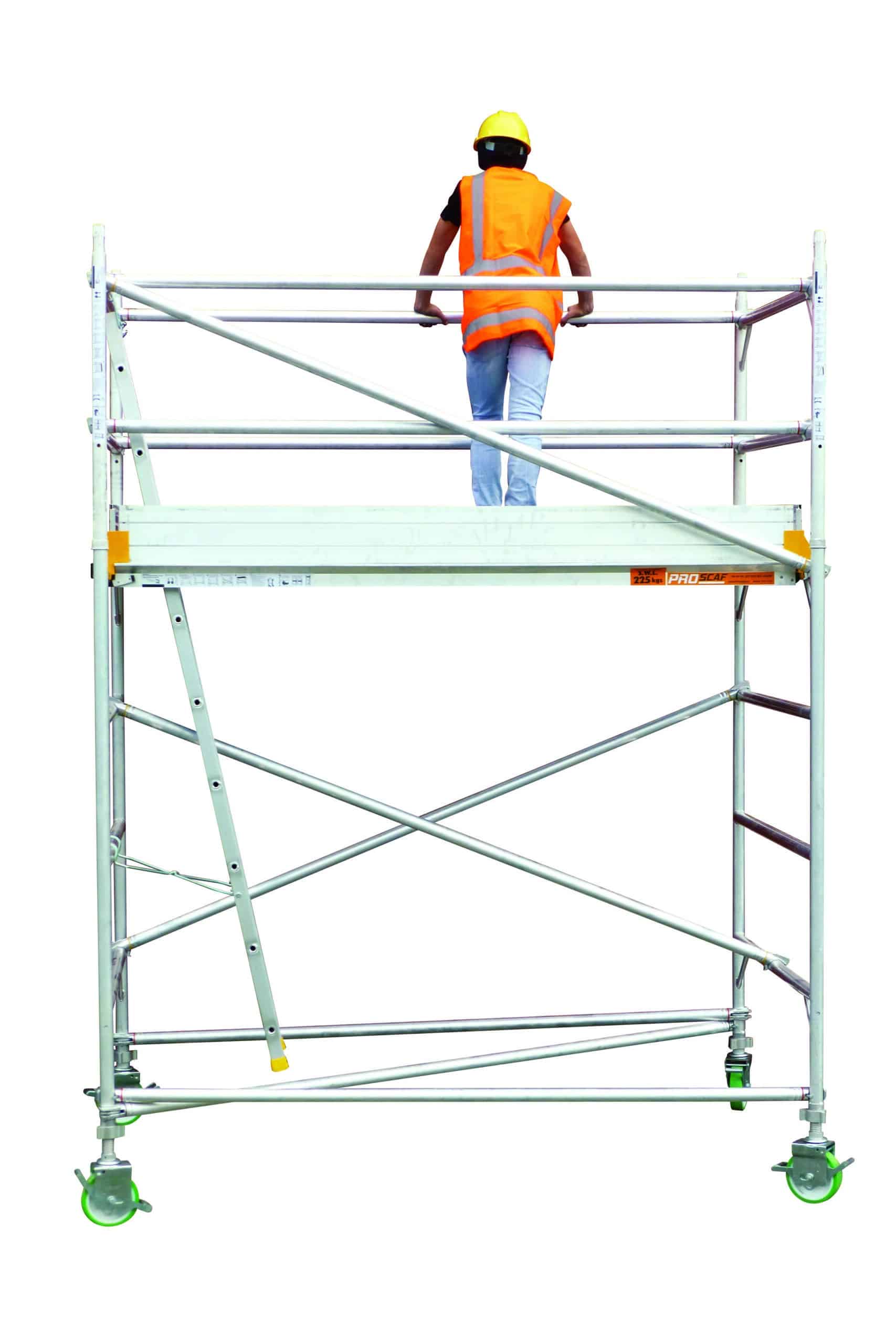 Aluminium Scaffold Tower - Double Width | SafeSmart Access