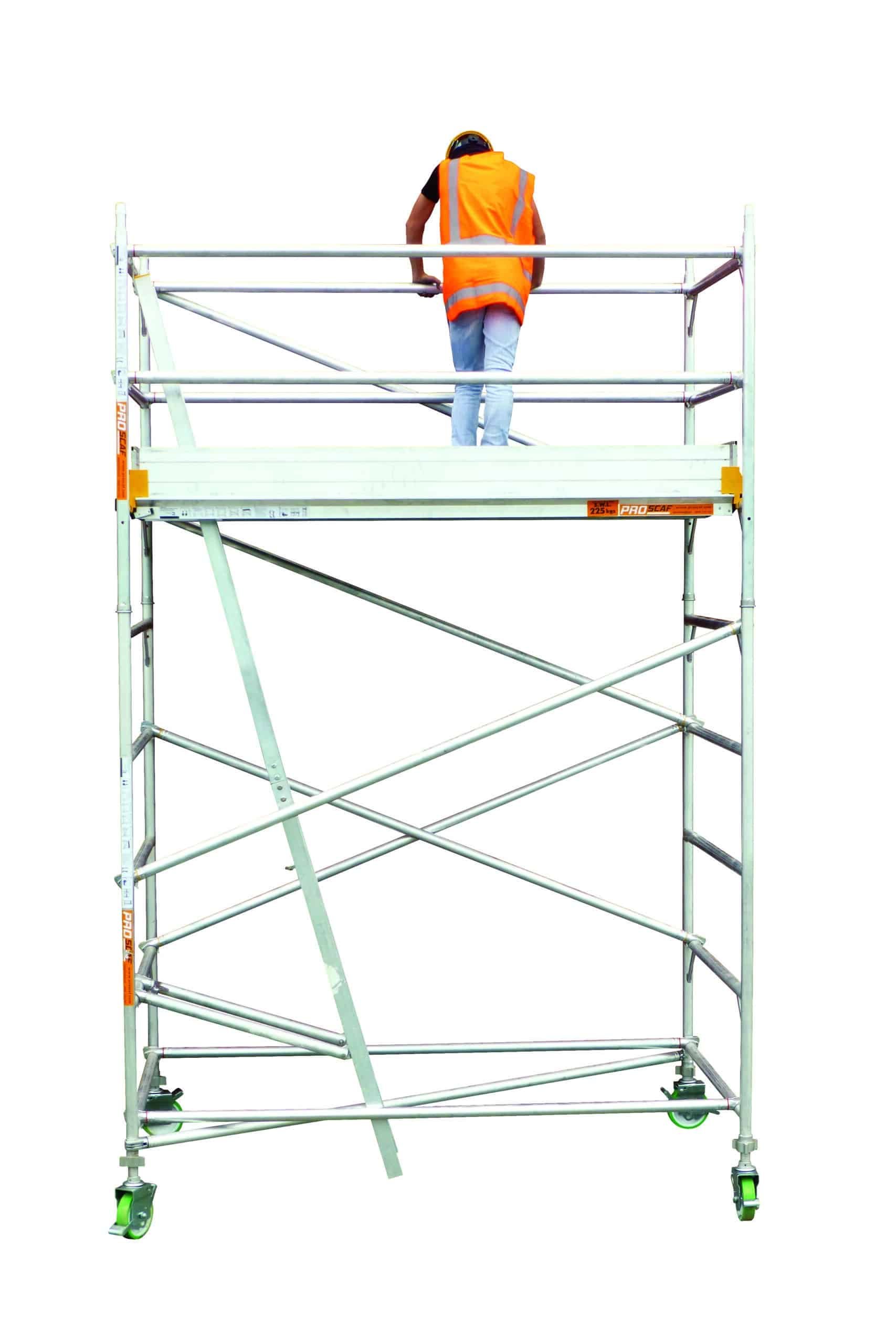 Aluminium Scaffold Tower - Double Width | SafeSmart Access