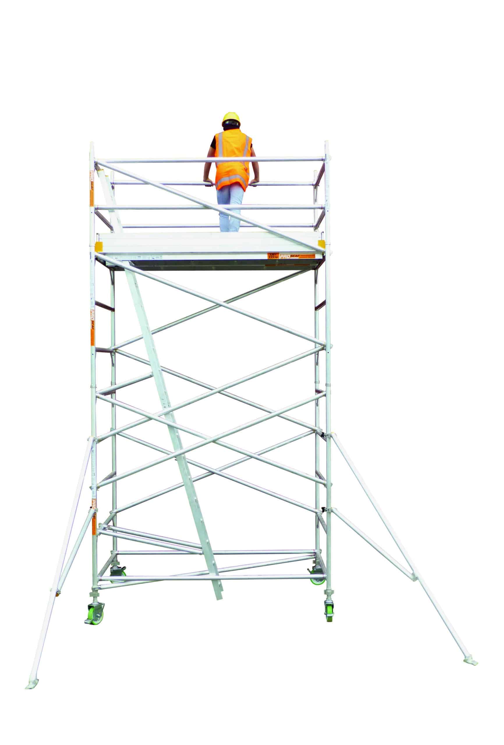 Aluminium Scaffold Tower - Double Width | SafeSmart Access
