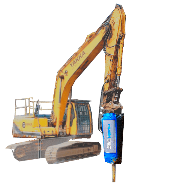 Hushtec Excavator Attachment | Reduce Noise, Dust, and Debris for Safer and Quieter Construction Operations