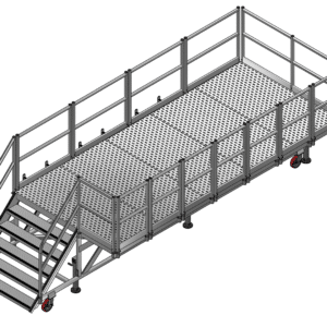 Custom Loader Bucket Repair Platform