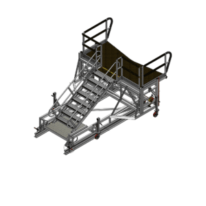 Height Adjustable Front of Train Access Platform