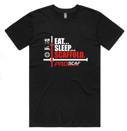 Proscaf Eat, Sleep, Scaffold T-Shirt