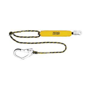 Zero Single Adjustable Rope Lanyard with Snap Hook & Scaffold Hook