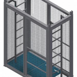 SafeRise Ladder Module – Flat-Packed Steel Modular Ladder System
